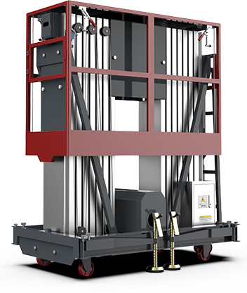 YZ-DS双柱移动式升降平台